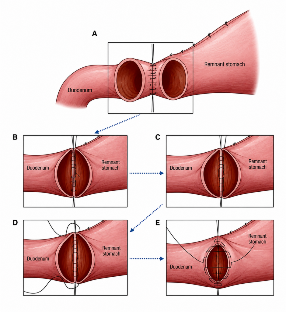 Distal Gastrectomy with Billroth I Reconstruction 3